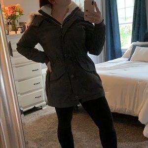 Hollister Fleeced Lined Winter Jacket